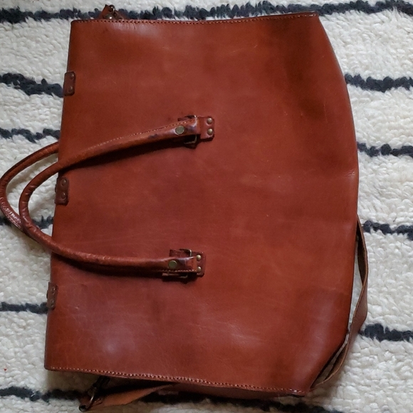 Beautiful Rustic satchel / laptop bag - Picture 3 of 4